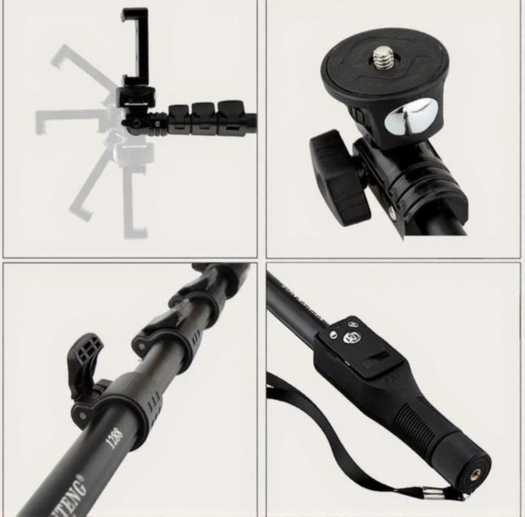 Yunteng 2-in-1 Bluetooth Selfie Stick & Tripod ጥራቱን የጠበቀ፣ ለቀረጻና ለፎቶ ተመራጭ የሆነ ምርጥ ትራይፖድ!